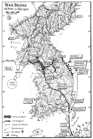 Maps - The Korean War
